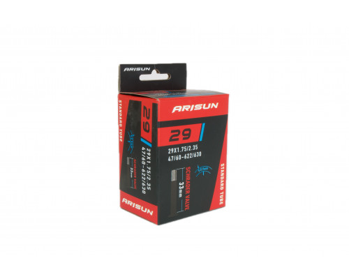 Камера ARISUN STANDARD 29x1.75/2.35 (47/60-622/630) AV 33мм бутиловая 0.9мм