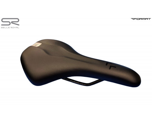Седло актив SELLE ROYAL VOGA, 270x160 мм, рамки Cr-Mo, FORMAT (черный, 1SA000006741)