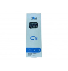 Цепь TEC (C-8) 7/8 скор. (116 звеньев) 1/2''x 3/32'', с замком KMC CL-371B, TEC by KMC, инд. упаковка, C8 (УТ00029445)
