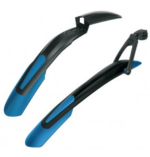 Крылья 0-11606 пластик. SKS-11606 комплект X-BLADE + SHOCKBLADE 29"+27.5"PLUS черные с синим спойлером (Германия)