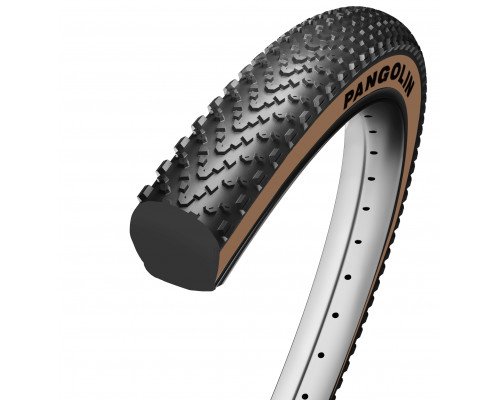 Покрышка, 28"/700x38C (40-622) 04-100815 ROAD/ALL ROAD/DIRT/GRAVEL средний 30TPI коричневая боковина (Tanwall) PANGOLIN OBOR