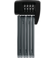 Замок 05-0062110 вело складной на коде 4х разр 6055C/60см BK SH BORDO LITE MINI класс защиты 7/15 с крепленим, черный ABUS