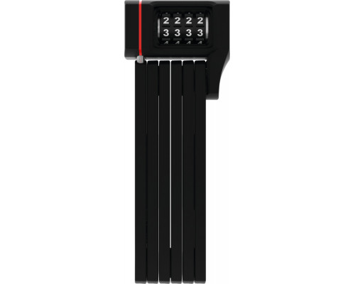 Замок 05-0087791 вело складной, кодовый 4-х разр, Bordo uGrip 5700C/80см с кроншт, класс защиты 7/15, 830гр, черный ABUS