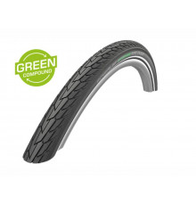 Покрышка. 700х35С (37-622) 05-11101305 ROAD CRUISER K-Guard, TwinSkin B/B+RT (светоотр полоса) HS484 GREEN 50EPI 625гр. черная SCHWALBE