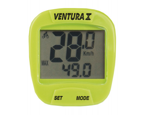 Велокомп. 5-244555 10 ф-ций  ЗЕЛЕНЫЙ VENTURA Х