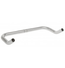 Руль 5-403984 TRACK/SINGLESPEED/FIXIE алюминиевый 22.2x25,4x400мм серебристый Bull 400