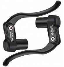 Торм. ручки 6-190213 алюм. R.B.P RX 4.1 TRIATHLON/ROAD в торец руля 19 - 20.6мм, черные TEKTRO