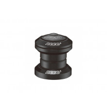 Рулевой набор 6-190382 H711AL 1-1/8" EC34/28.6 EC34/30мм внешний безрезьбовой, картридж подш, алюм чашки, черный NECO