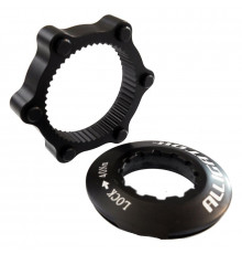 Торм. диск/ адаптер 6-200482 переходник с 9мм Shimano C-LOCK втулки на 6 болт. диск HK-CLA01-AS-DIY  блистер, черный ALLIGATOR