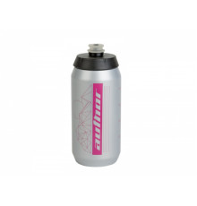 Фляга 8-14060097 100% биопластик. AB-FLASH X9 0.55л 54гр. c большим клапаном, серебристо-розов. AUTHOR