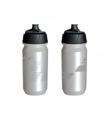 Фляга 8-14064024 100% биопластик BPA free, мембранный суперсосок AB-Tcx-Shanti X25 0.6л серебристая, pearl/silver, 90гр, TACX/AUTHOR