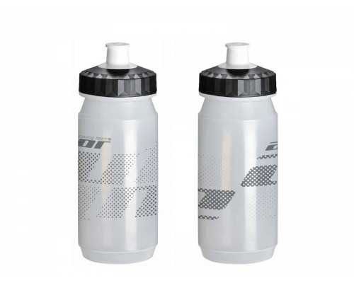Фляга 8-14064051 100% биопластик BPA free, широкое горлышко, AB-Tcx-Daiya X25 0.6л, серебристая, transparent/silver, 75гр, TACX/AUTHOR