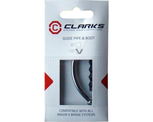 Торм. направл. CLARKS для V-брэйк 90/защит.резинка CX23 3-023