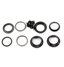Рулевая колонка NECO 1-1/8" б/резьб. п/интегрир.EC 34/28,6  EC 34/30, подшип. 5/32"x22- 2шт,