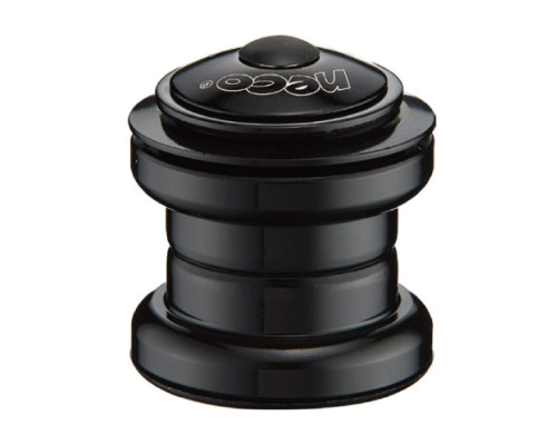 Рулевая колонка NECO 1-1/8 резьб.с переход-1, EC 34/25,-24T  EC 34/27, 5/32x16- 2шт, 33,5мм, черн