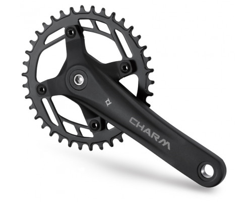 Система Prowheel MTB 1х(9/10/11S), 36T, сталь, 175, алюм, Chainline 53 интнгр вал, чер