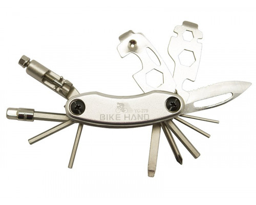 Набор шестигранников Bike Hand YC-279 22 в 1 расширенный, с ножом