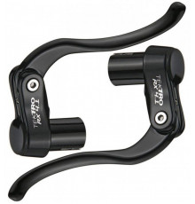 Торм. ручки 6-190213 алюм. R.B.P RX 4.1 TRIATHLON/ROAD в торец руля 19 - 20.6мм, черные TEKTRO