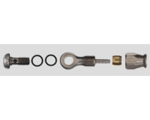 Торм. фитинги 6-200425 набор банджо поворотный Shimano, Avid, Hayes, Magura(без MT серии) ALLIGATOR