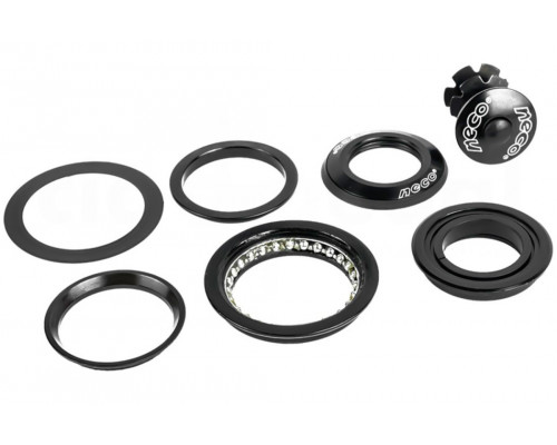 Рулевая Колонка Neco 1-1/8 Б/Резьб. П/Интегрир,Zs 44/28.6 Zs 55/39,8, 5/32X22- 2Шт, 10,4Мм, Черн.