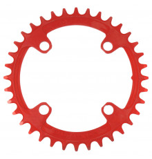 Звезда передняя DForks Kink Ring Narrow-Wide bcd 104 red 34T