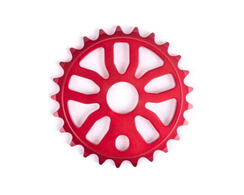 Звезда передняя для BMX Samox CW-1416M 25T алюм, красная SPR-CW-1416M-25-G